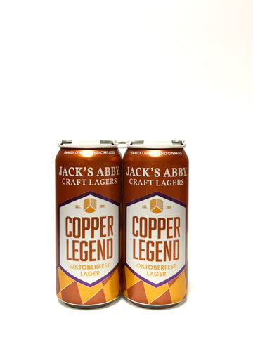 Jack’s Abby Copper Legend Fest Beer 16oz Can 4-Pack