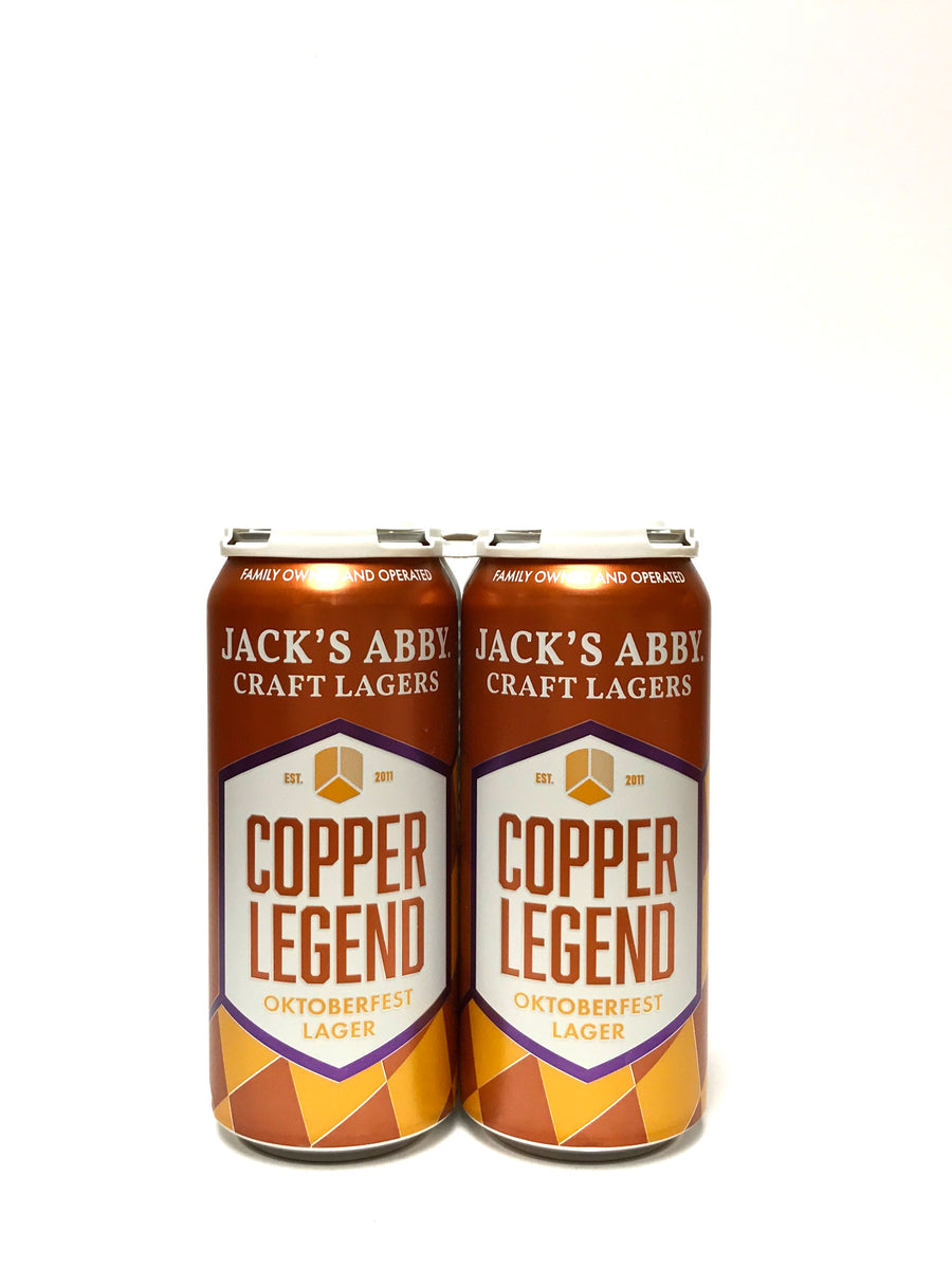 Jack’s Abby Copper Legend Fest Beer 16oz Can 4-Pack