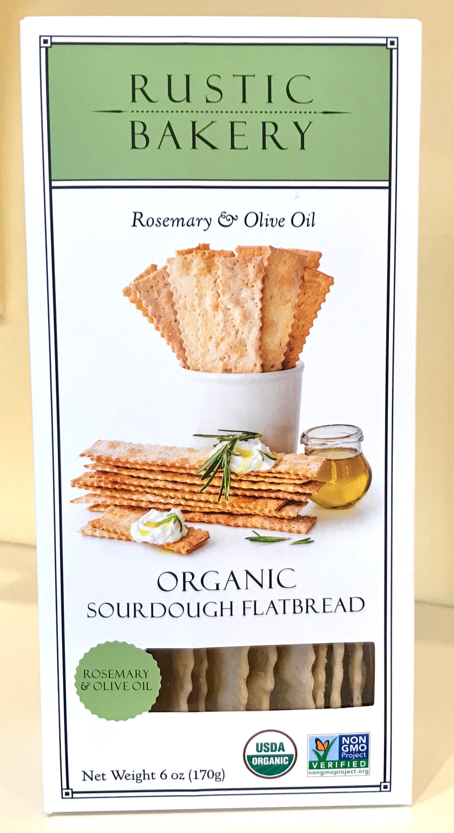 Rustic Bakery Rosemary Olive Oil Crackers