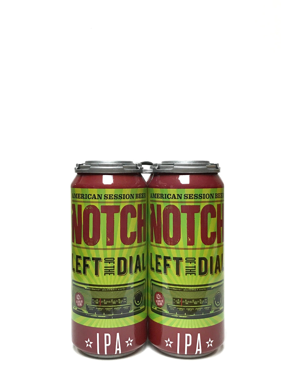 Notch Brewing Left Of The Dial Session IPA 16oz Can 4-Pack