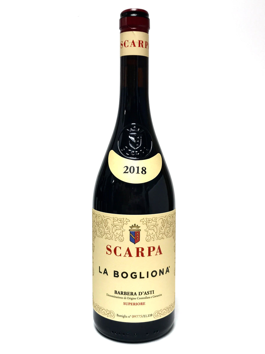Scarpa 2018 Barbera d’Asti “La Bogliona”