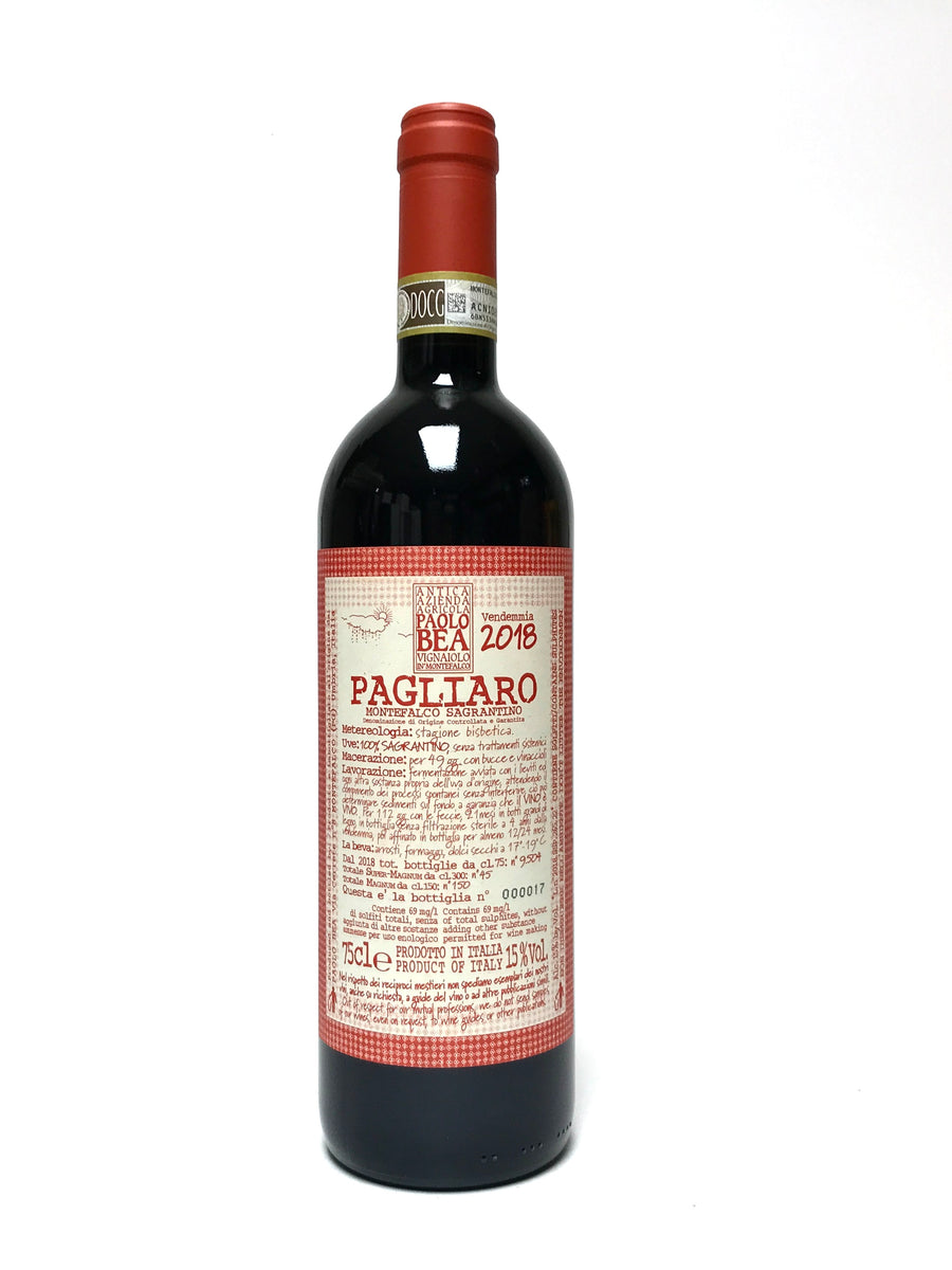 Paolo Bea 2018 Montefalco Sagrantino Secco Pagliaro