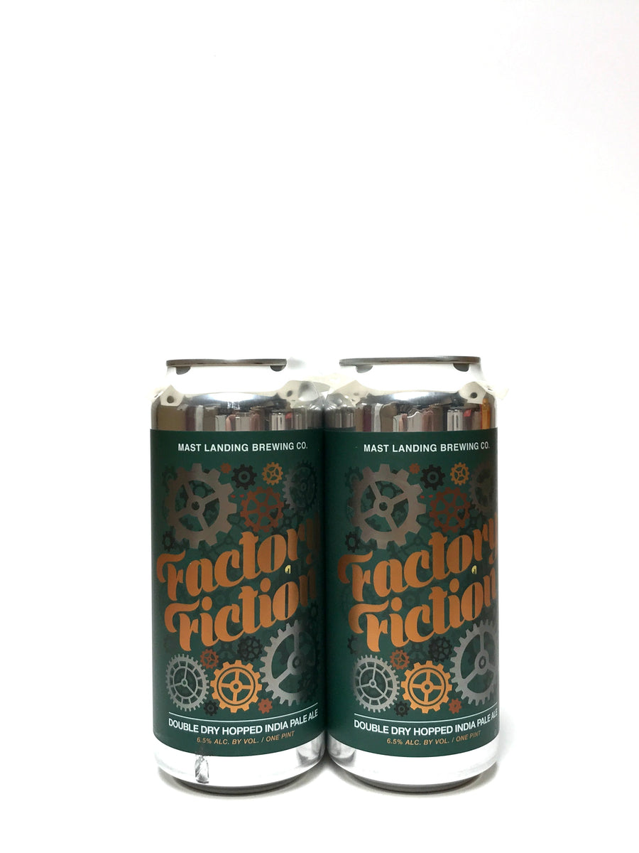 Mast Landing Factory Fiction Double Dry Hopped IPA 16oz Can 4-Pack