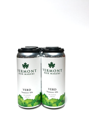 Vermont Beer Makers Verd IPA 16oz Can 4-Pack
