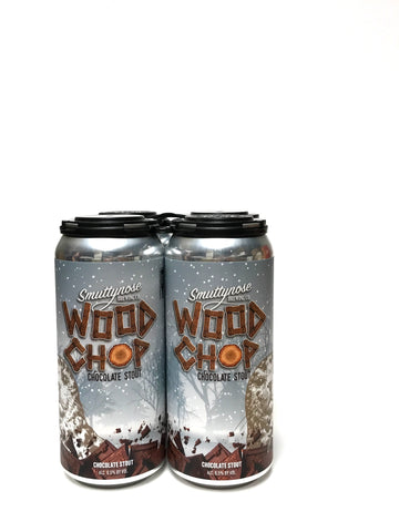 Smuttynose Woodchop Chocolate Stout 16oz Can 4-Pack