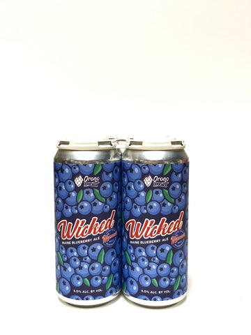 Orono Brewing Wicked Maine Blueberry Ale 16oz Can 4-Pack