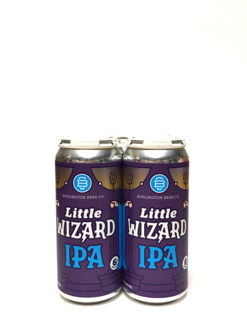 Burlington Beer Little Wizard IPA 16oz Can 4-Pack