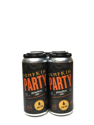 Lone Pine Pumpkin Party Ale 16oz Can 4-Pack