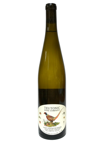 Teutonic 2023 Gewurztraminer CrowValley Vineyard Willamette Valley