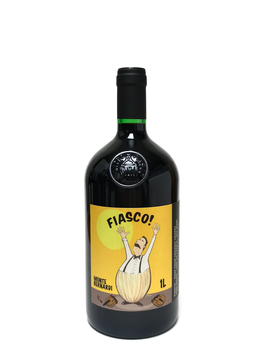 Monte Bernardi NV Vino Rosso “Fiasco” 1 Liter (1000ml)
