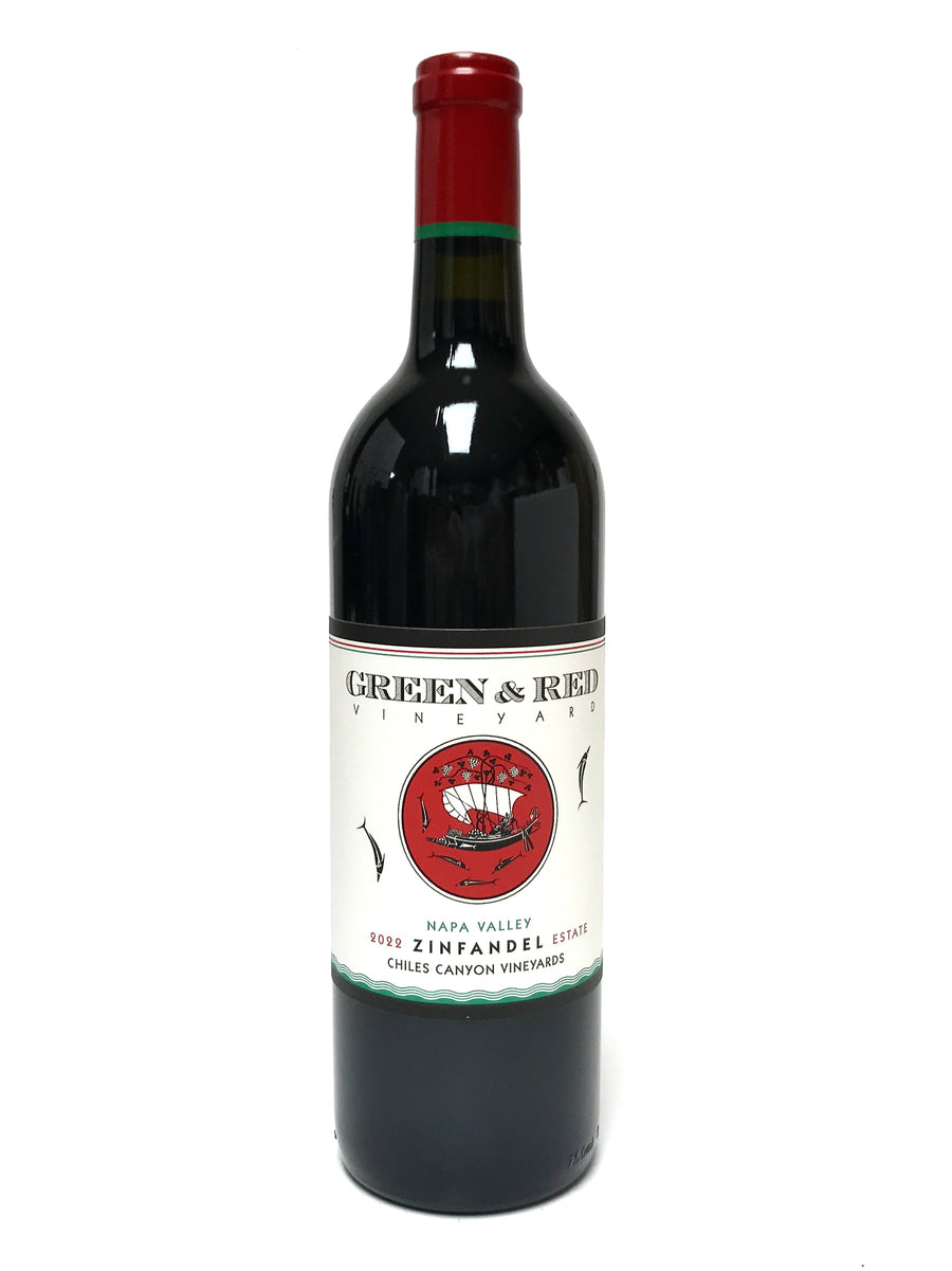 Green & Red 2022 Zinfandel Napa Chiles Canyon Vineyard