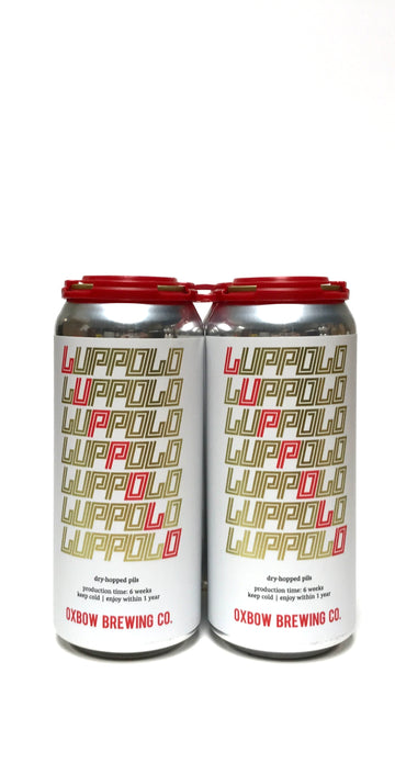 Oxbow Brewing Luppolo Italian-Style Pilsner 16oz Can 4-Pack