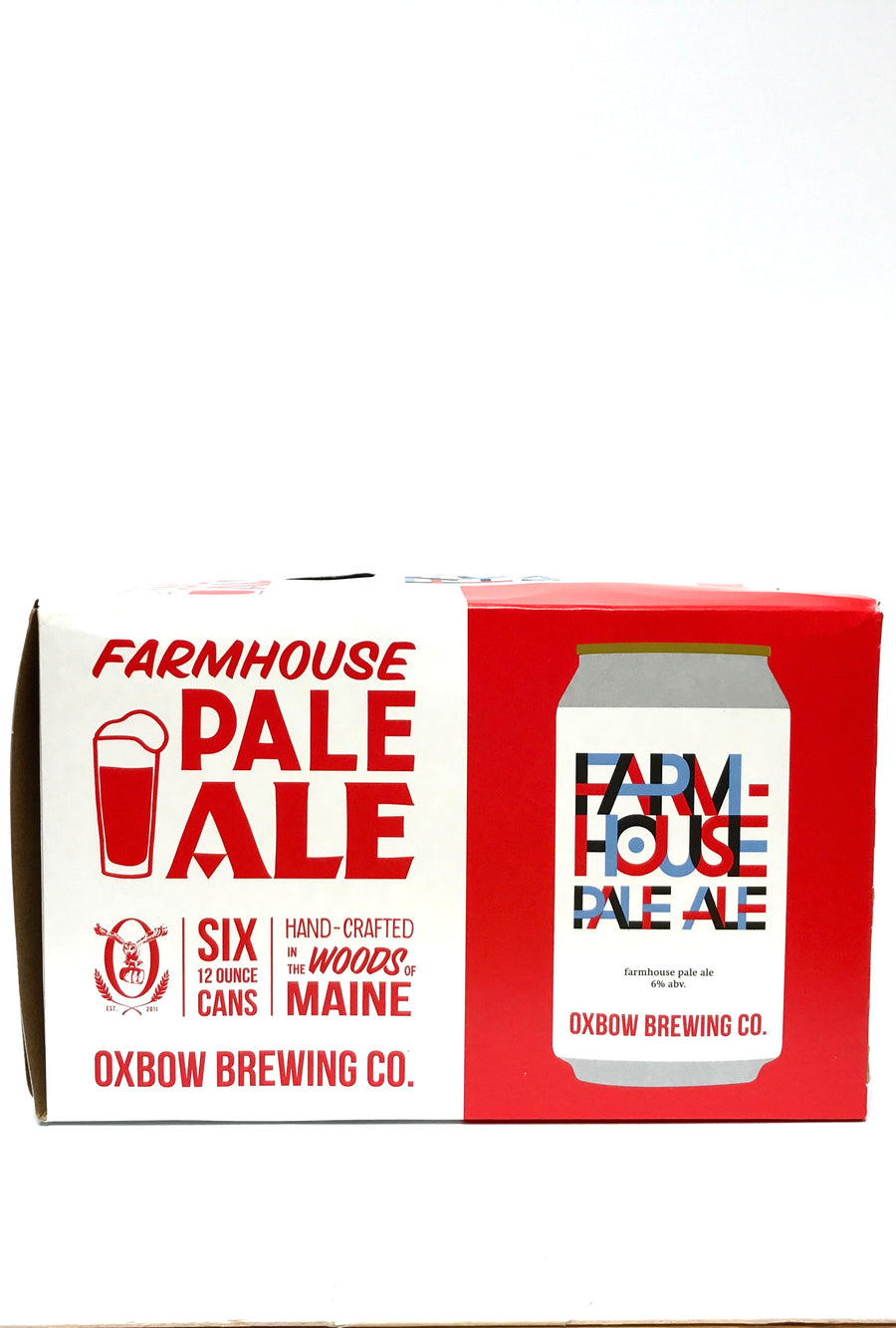 Oxbow Farmhouse Pale Ale Saison 12oz Can 6-Pack