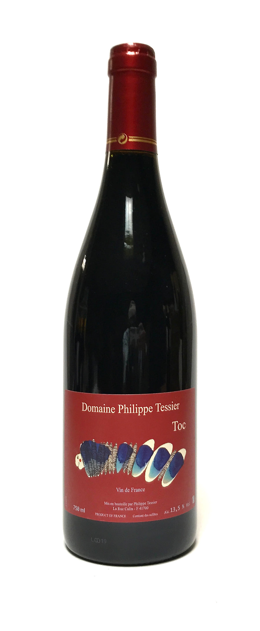 Tessier 2019 Toc Vin de France Rouge