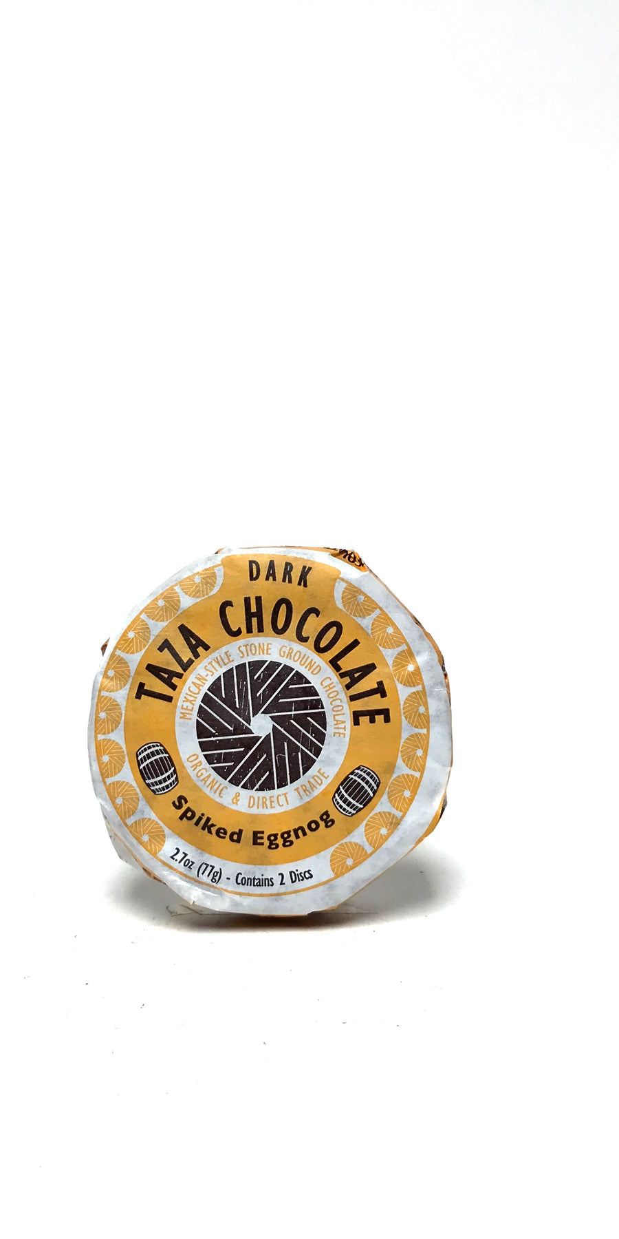 Taza Dark Chocolate Disks Eggnog 2.7oz