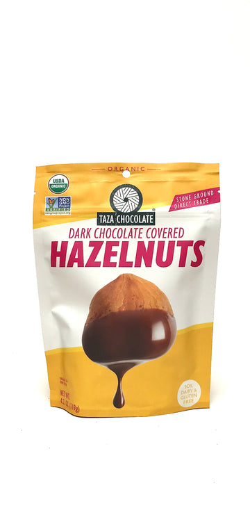Taza Dark Chocolate Covered Hazelnuts 4.2oz