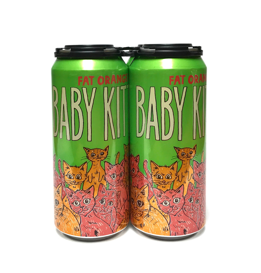 Fat Orange Cat Baby Kittens IPA 16oz Can 4-Pack