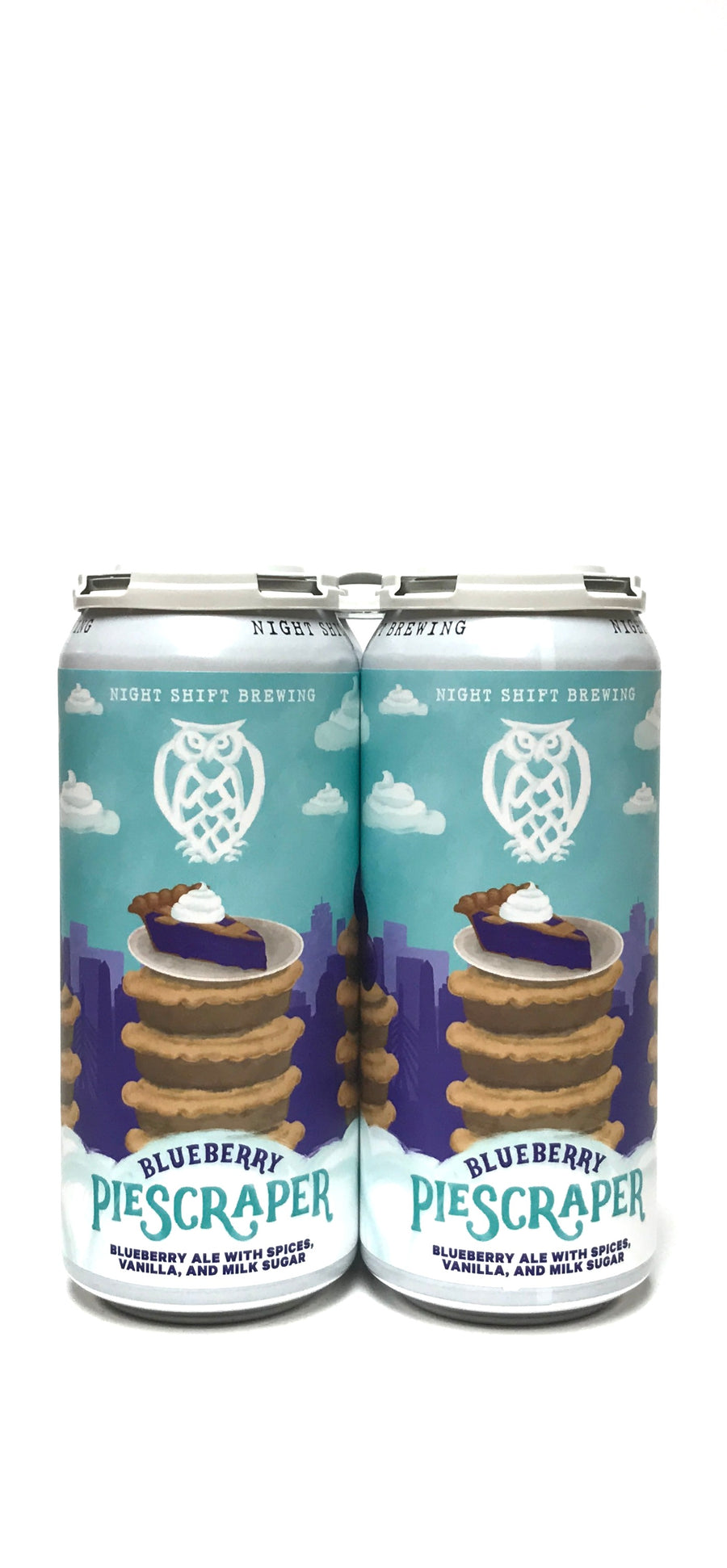 Night Shift Blueberry Piescraper Ale 16oz Can 4-Pack