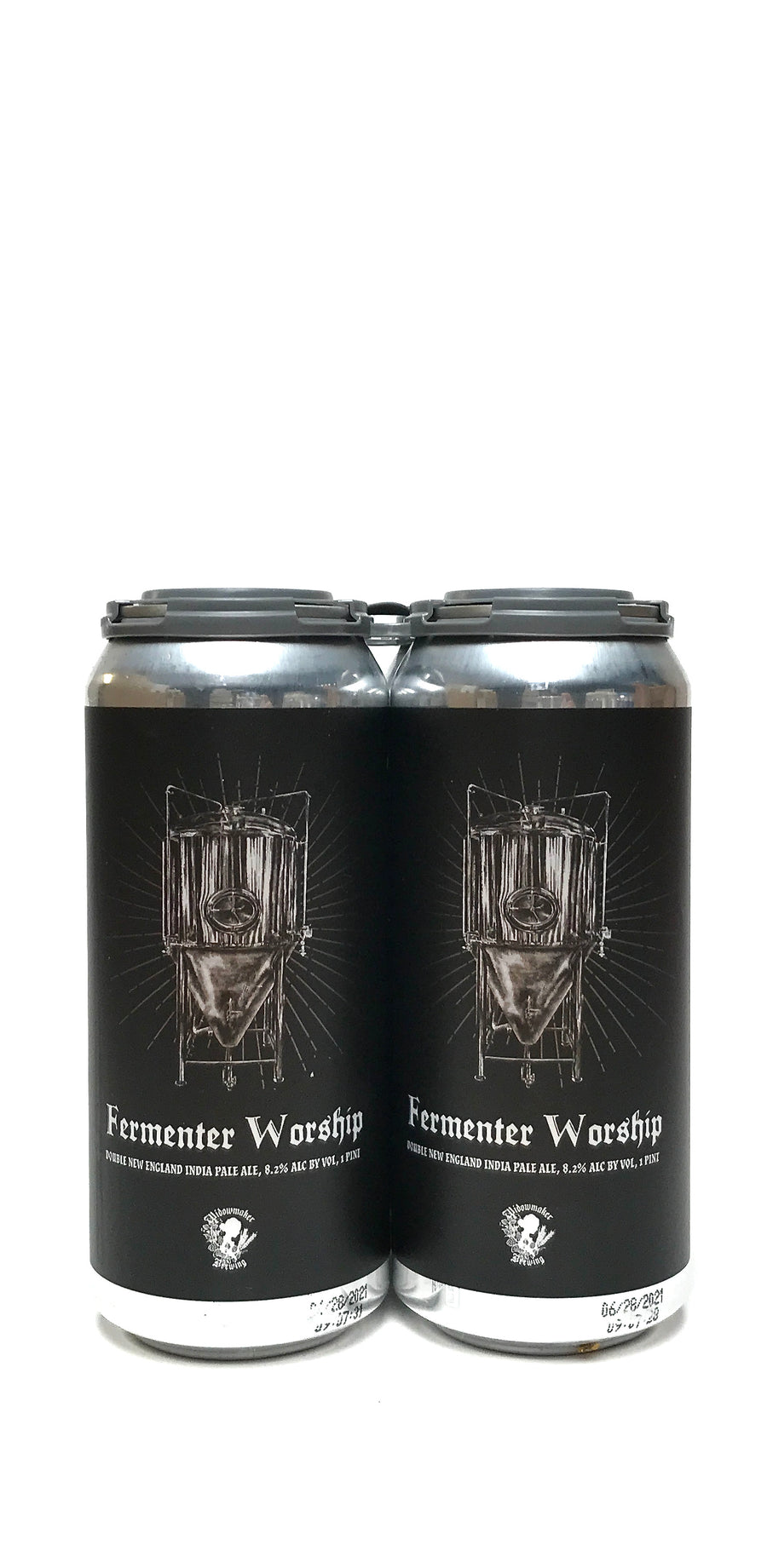 Widow Maker Fermenter Worship Double NEIPA 16oz Can 4-Pack