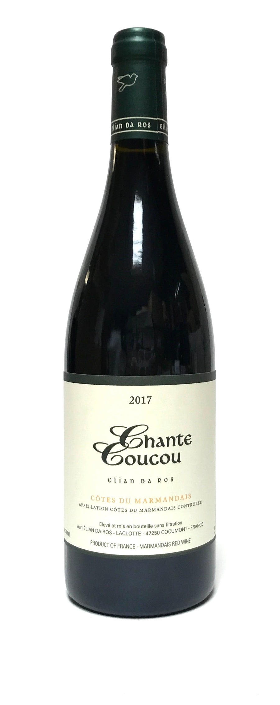 Elian Da Ros 2017 Côtes Du Marmandais Chante Coucou Rouge