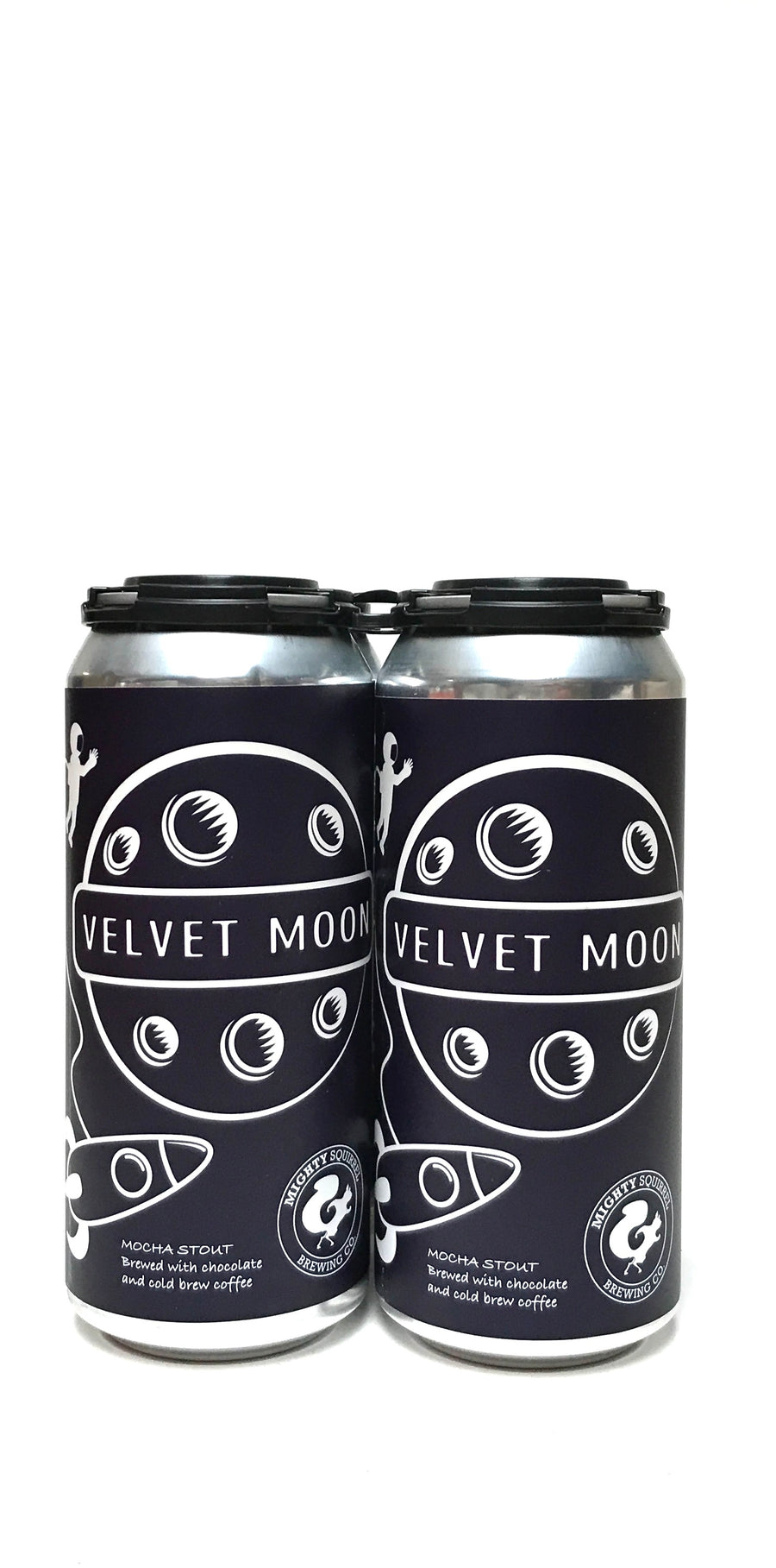Mighty Squirrel Velvet Moon Mocha Stout 16oz Can 4-Pack