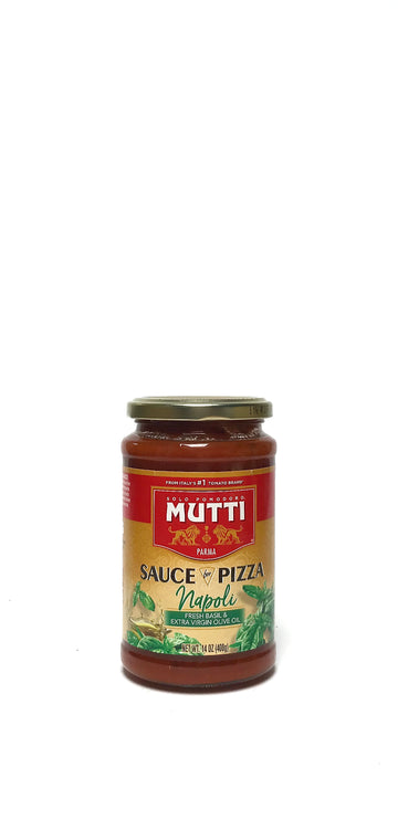 Mutti Pizza Sauce Basil & EVOO 14oz