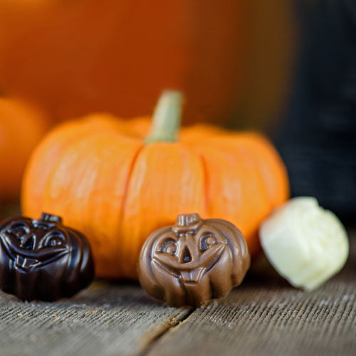 Dean's Sweets Little Pumpkins (Mixed Milk, Dark, and White Chocolates)