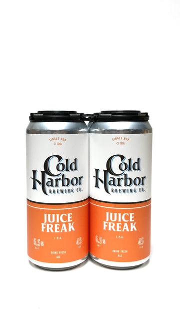 Cold Harbor Juice Freak IPA 16oz Can 4-Pack