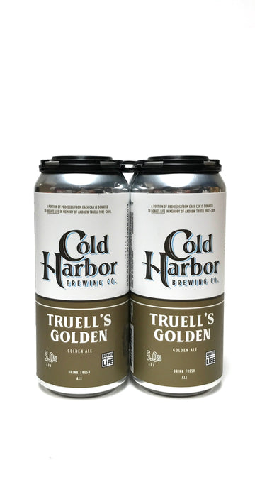 Cold Harbor Truell’s Golden Ale 16oz Can 4-Pack